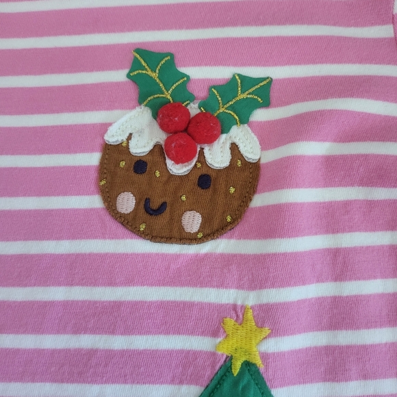 ♥️EUC♥️ BODEN GIRLS HOLIDAY TOP - Picture 2 of 10